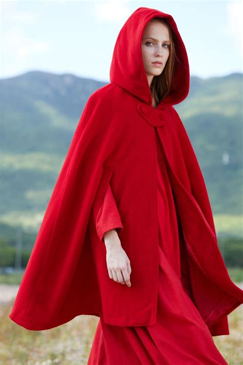 hooded cloak cape